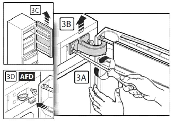 Comment changer la porte du réfrigérateur de l'autre côté dans différents modèles - outils et instructions nécessaires