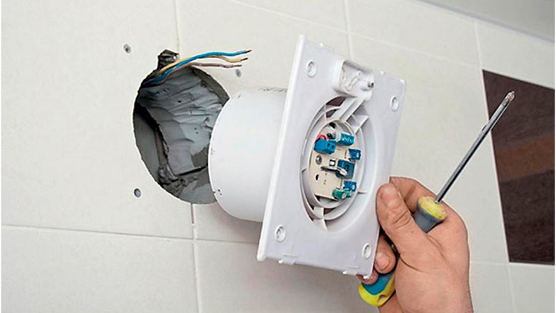 Installation og valg af ventilator til badeværelse og toilet