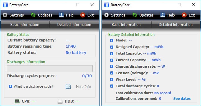 Laptopbatteriet oplades ikke eller er ikke fulladet